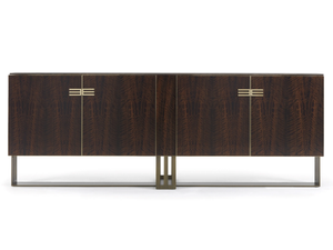 KLEE - Eucalyptus sideboard with doors _ ETRO Home Interiors